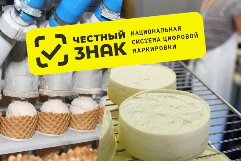 В России официально введена маркировка сыра и мороженого