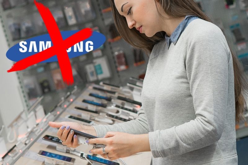 Samsung не сможет продавать смартфоны в России
