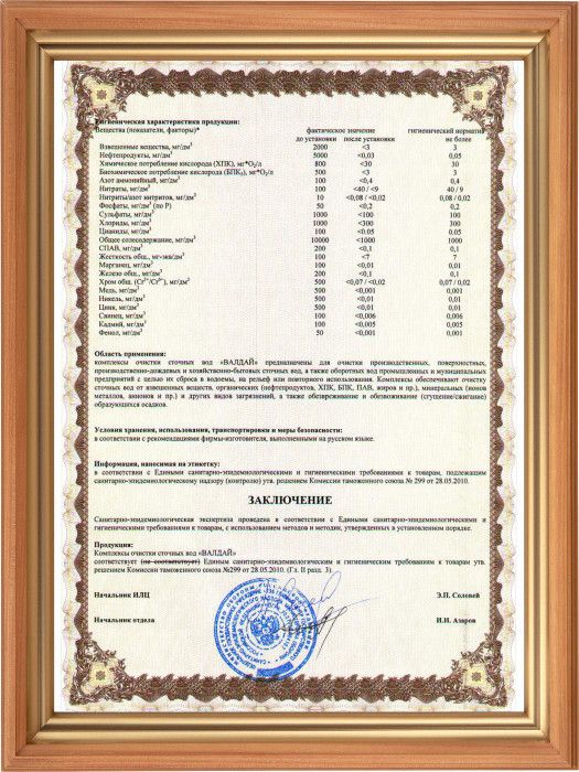 Экспертное заключение (оборотная сторона)